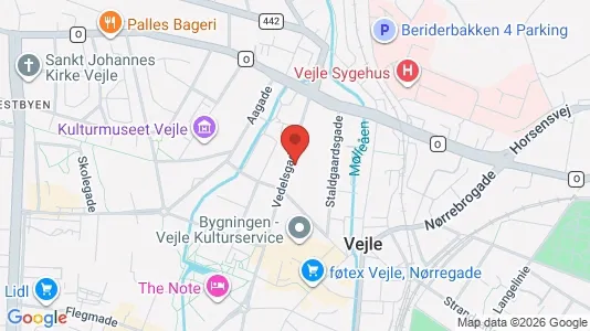 Lejligheder til salg i Vejle Centrum - Foto fra Google Street View