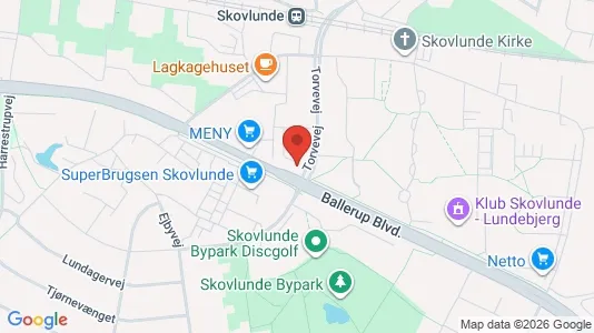 Lejligheder til leje i Skovlunde - kort over placeringen