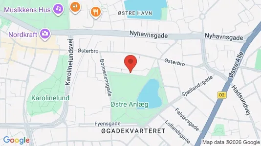 Lejligheder til salg i Aalborg Centrum - kort over placeringen