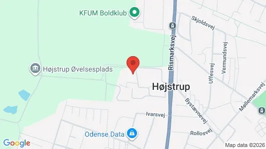 Lejligheder til leje i Odense V - kort over placeringen