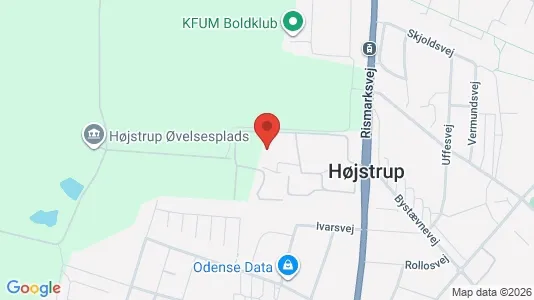 Lejligheder til leje i Odense V - kort over placeringen
