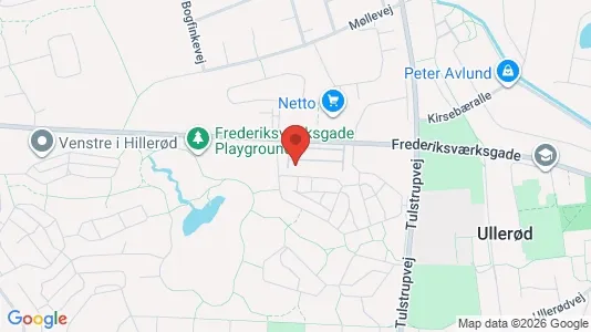 Lejligheder til leje i Hillerød - kort over placeringen
