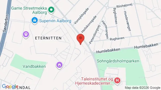 Lejligheder til leje i Aalborg Centrum - kort over placeringen