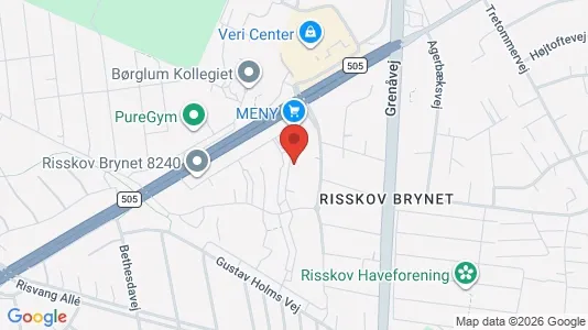 Lejligheder til leje i Risskov - kort over placeringen