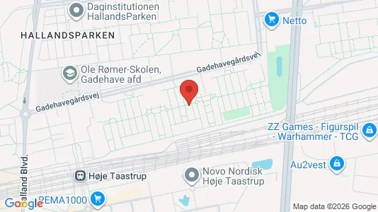 Lejligheder til salg i Taastrup - kort over placeringen