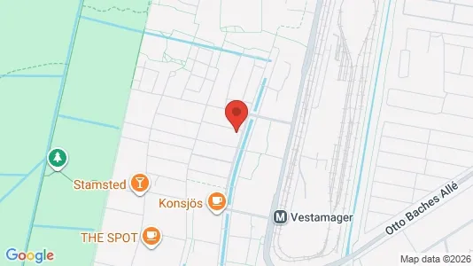 Lejligheder til leje i København S - kort over placeringen