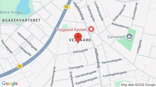 Lejligheder til leje i Aalborg Centrum - kort over placeringen