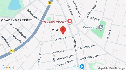 Lejligheder til leje i Aalborg Centrum - kort over placeringen