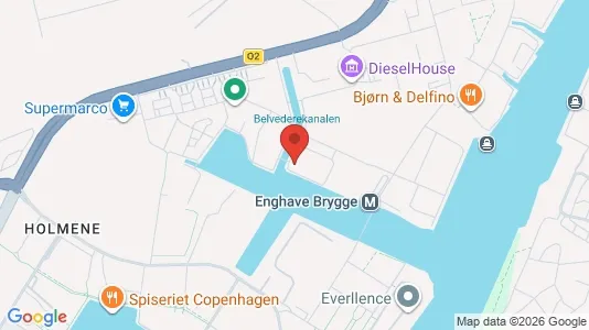 Lejligheder til salg i København SV - kort over placeringen