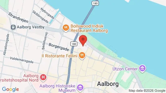 Lejligheder til leje i Aalborg Centrum - kort over placeringen