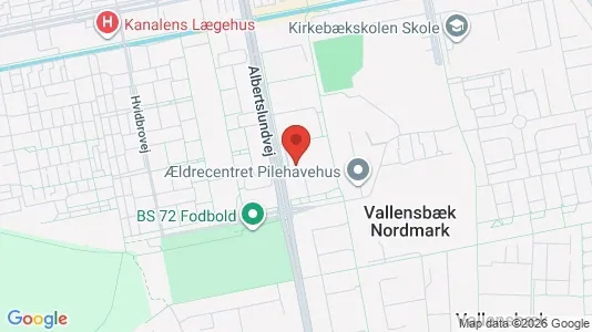 Lejligheder til salg i Vallensbæk - kort over placeringen