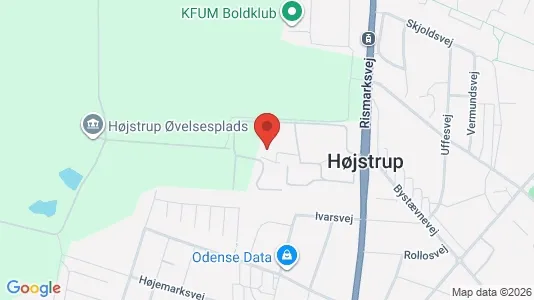 Lejligheder til leje i Odense V - kort over placeringen