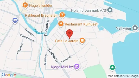 Lejligheder til leje i Køge - kort over placeringen
