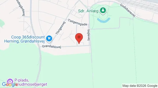 Lejligheder til leje i Herning - kort over placeringen