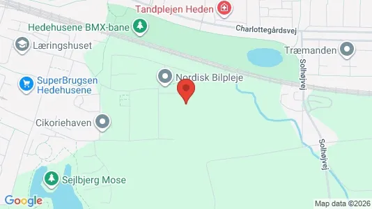Lejligheder til leje i Hedehusene - kort over placeringen