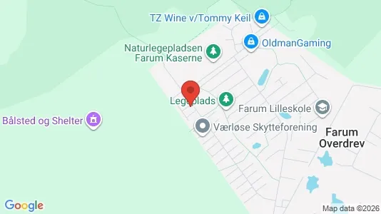 Lejligheder til leje i Farum - kort over placeringen