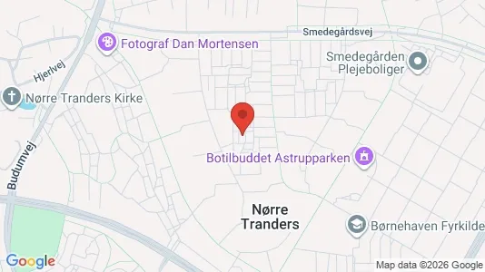 Lejligheder til leje i Aalborg Øst - kort over placeringen
