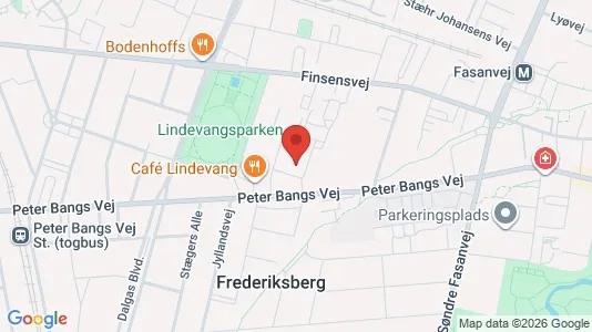 Lejligheder til salg i Frederiksberg - kort over placeringen