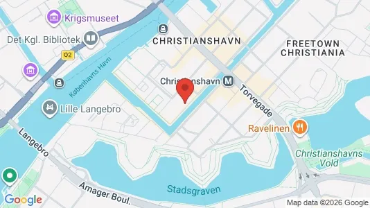 Lejligheder til salg i København K - kort over placeringen