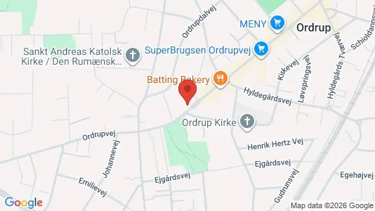 Lejligheder til salg i Charlottenlund - kort over placeringen