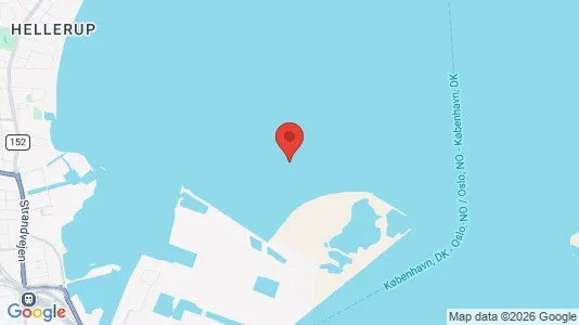 Lejligheder til leje i Nordhavn - kort over placeringen