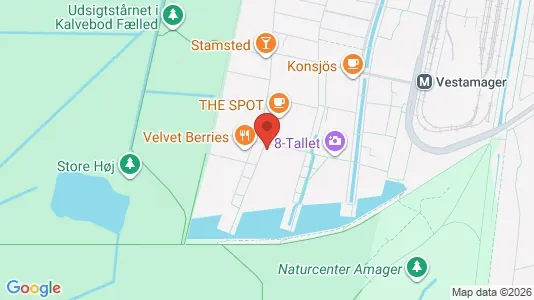 Lejligheder til leje i København S - kort over placeringen