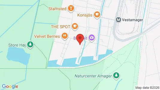 Lejligheder til leje i København S - kort over placeringen