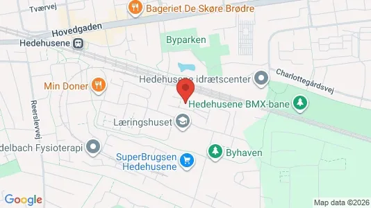 Lejligheder til leje i Hedehusene - kort over placeringen