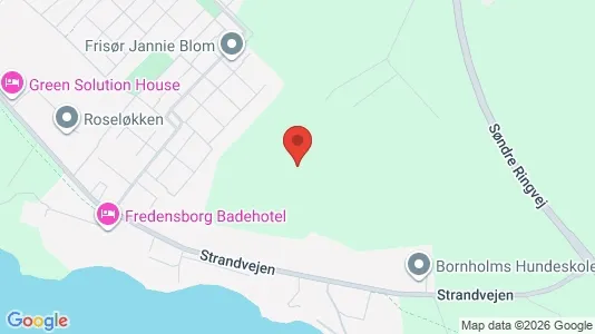 Lejligheder til leje i Rønne - kort over placeringen