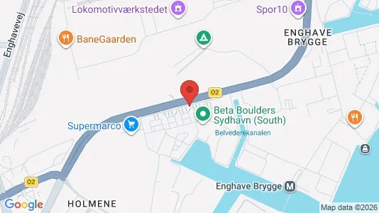 Lejligheder til leje i København SV - kort over placeringen