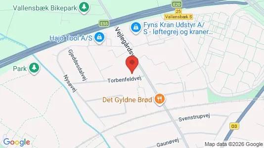 Lejligheder til leje i Vallensbæk Strand - kort over placeringen