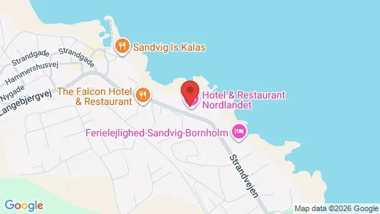 Lejligheder til salg i Allinge - kort over placeringen