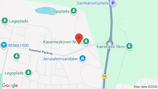 Lejligheder til leje i Ringsted - kort over placeringen