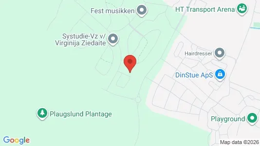 Lejligheder til salg i Billund - kort over placeringen