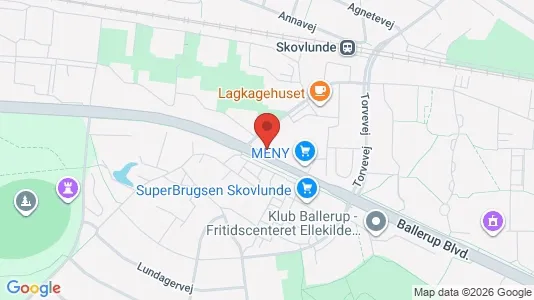 Lejligheder til leje i Skovlunde - kort over placeringen