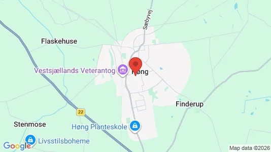 Lejligheder til salg i Høng - kort over placeringen