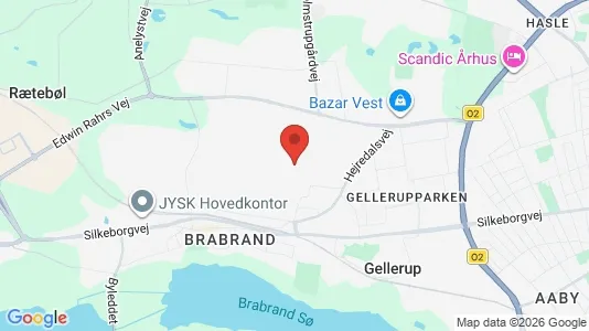 Lejligheder til leje i Brabrand - kort over placeringen